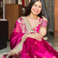 Banarasi Ghunghru and Mirror Work Tissue Silk Saree
