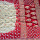 Banarasi Mirror Work Bandhej Soft Silk Saree