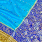 Banarasi Mirror Work Kora Silk Saree