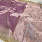 Banarasi Mirror Work Tissue Silk Saree