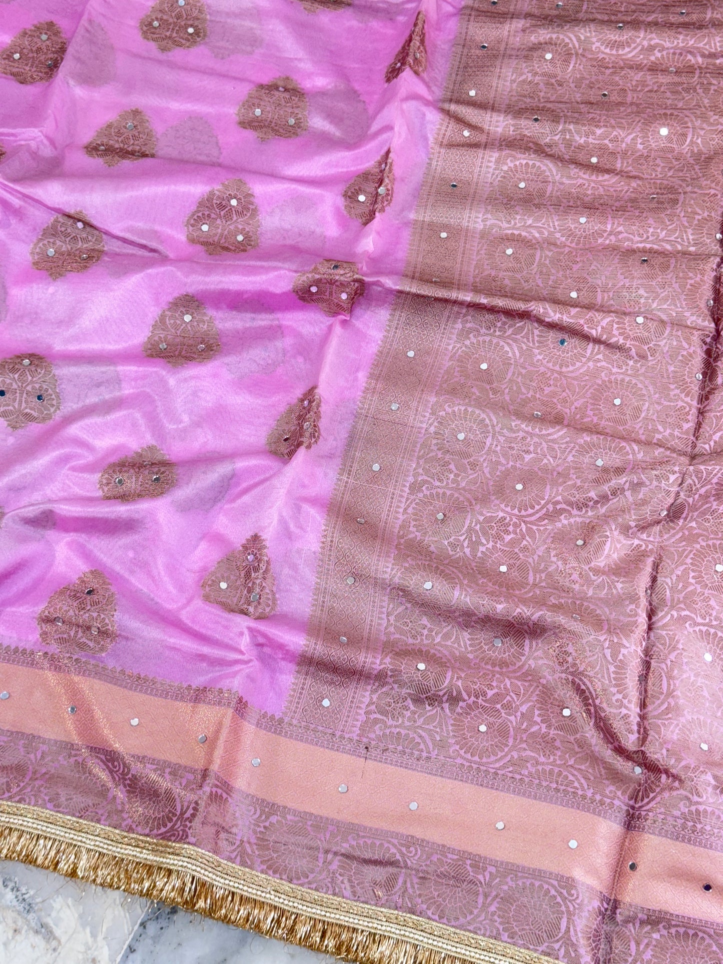 Banarasi Handloom Soft Mango Silk Saree