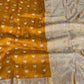 Banarasi handloom tissue silk mirror work saree