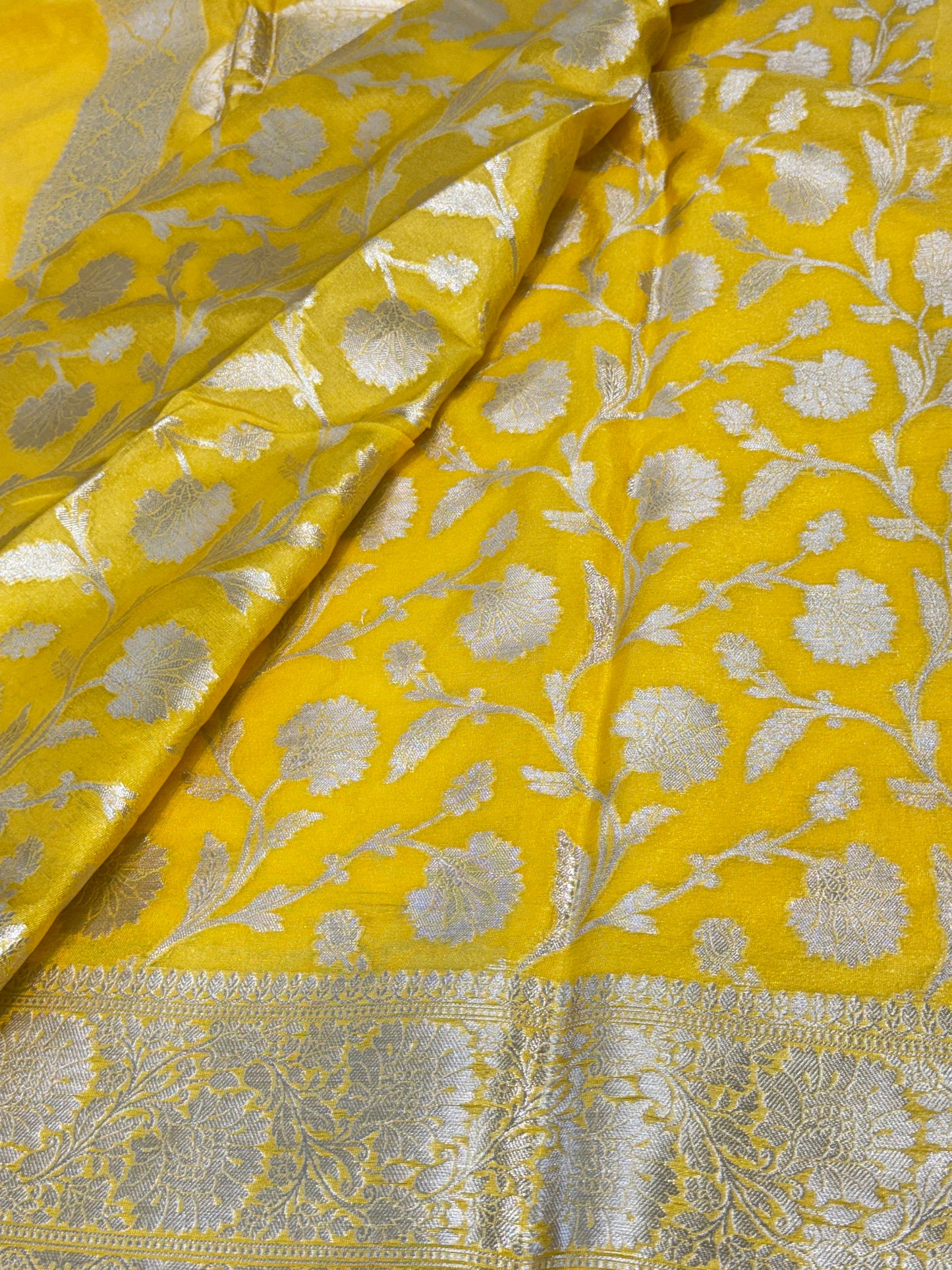 Banarasi Khaddi Semi Georgette Silk Saree