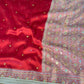 Banarasi Ghunghru and Mirror Work Tissue Silk Saree