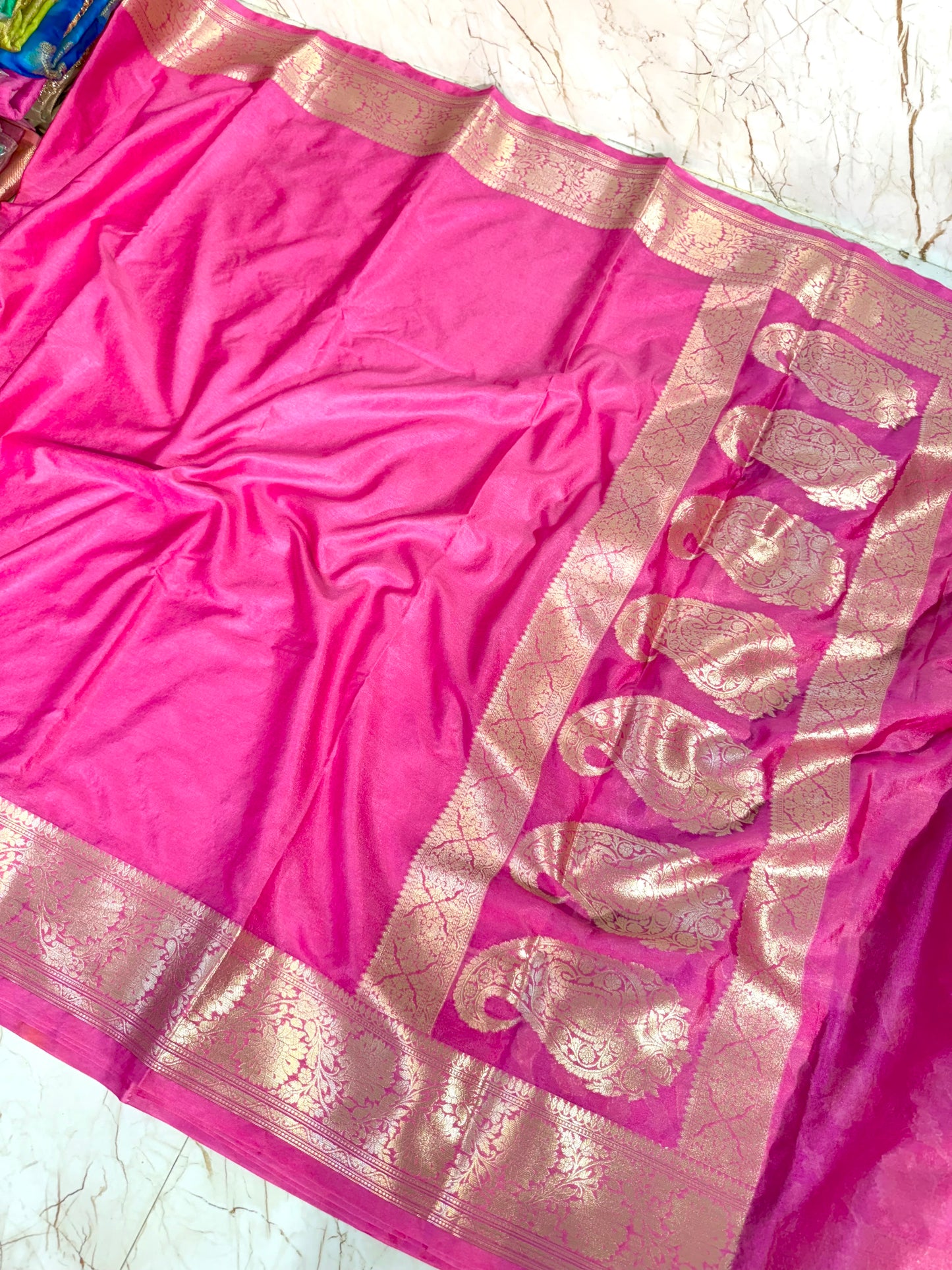 Banarasi Khaddi Semi Georgette Silk Saree