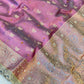 Banarasi handloom tissue silk mirror work saree