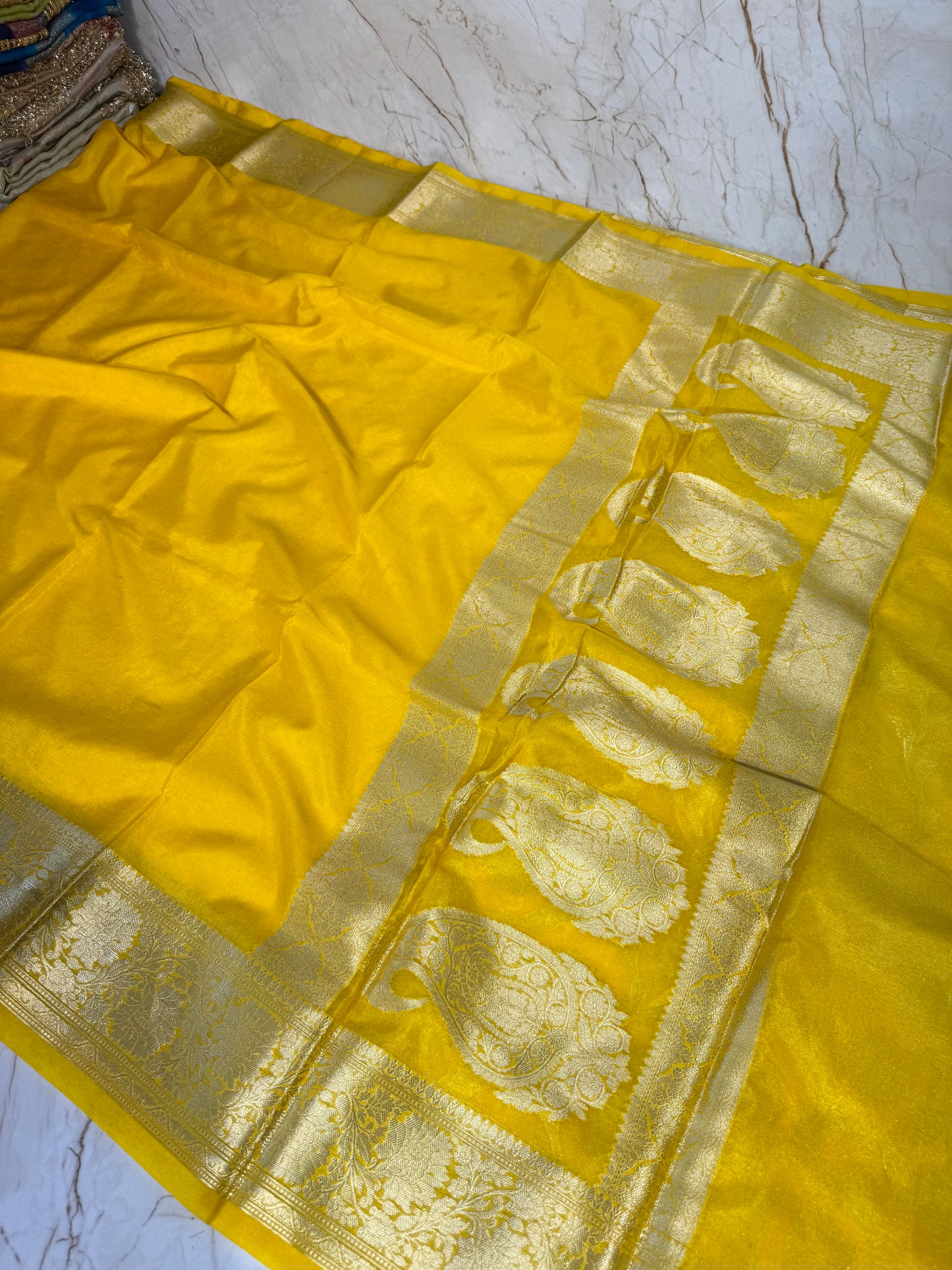Banarasi Khaddi Semi Georgette Silk Saree
