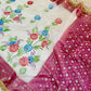 Banarasi Mirror Work Kora Silk Saree