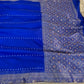 Banarasi Handloom Pearl Work Kora Silk Saree