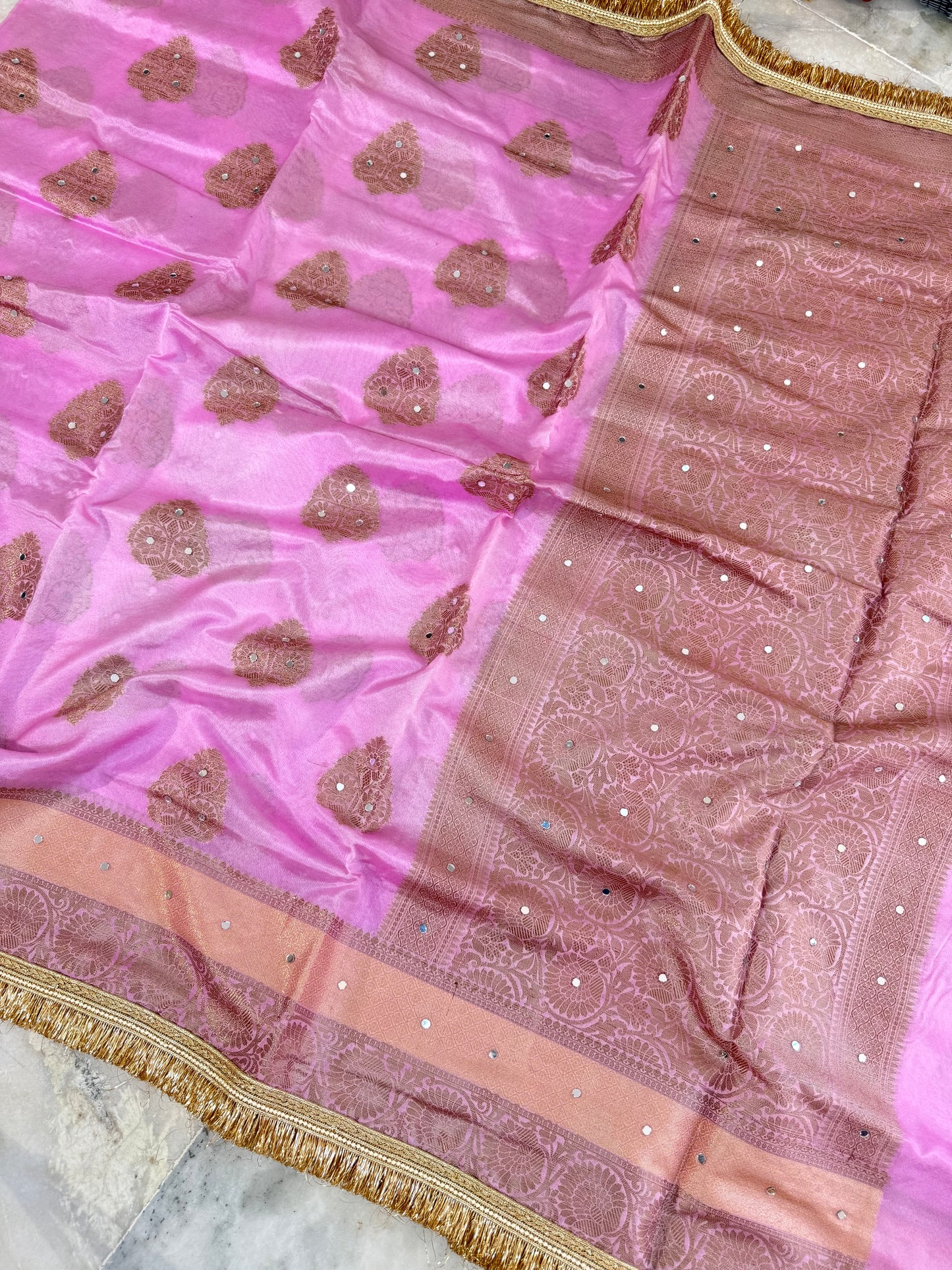 Banarasi Handloom Soft Mango Silk Saree