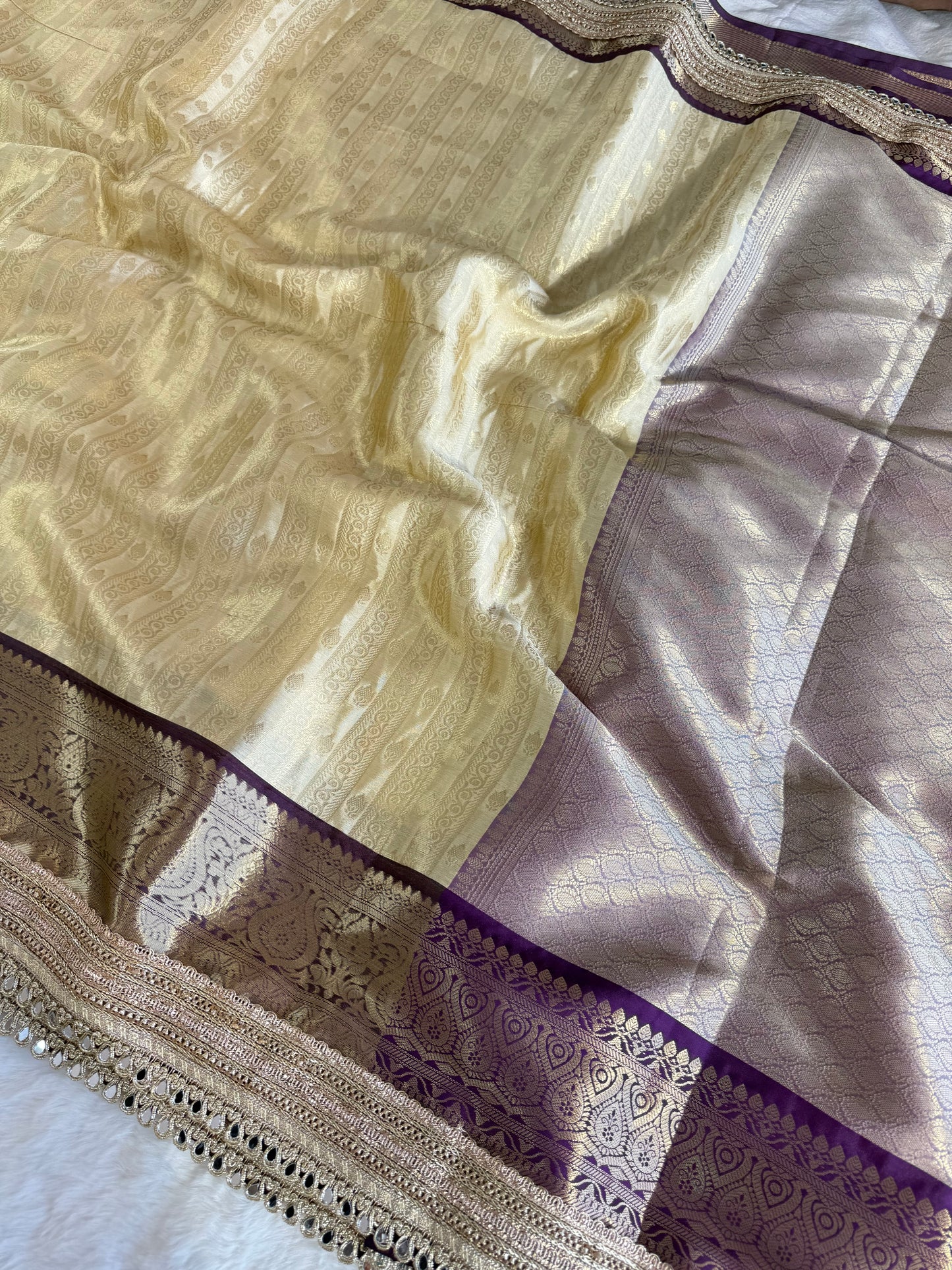 Banarasi Handloom Bridal Wear Soft Silk Saree