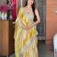 Banarasi Mirror Work Tissue Silk Saree