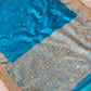 Banarasi Ghunghru and Mirror Work Tissue Silk Saree