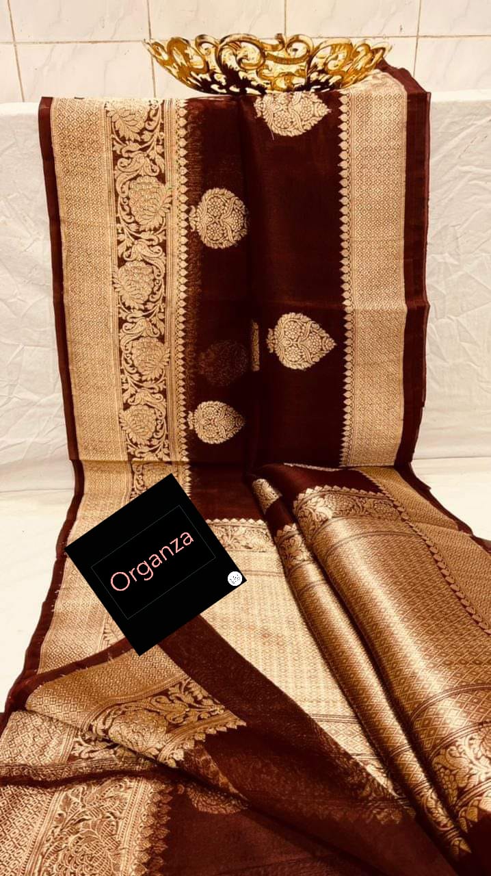 Banarasi Handloom Soft Kora Silk Saree