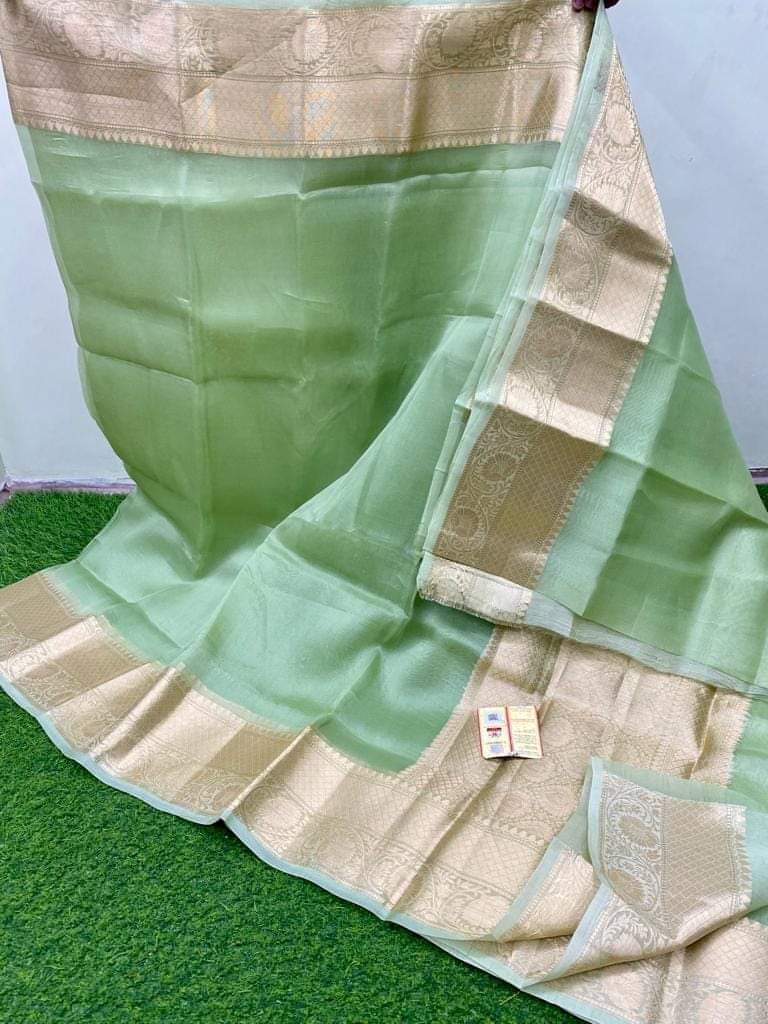 Banarasi Handloom Soft Kora Silk Saree