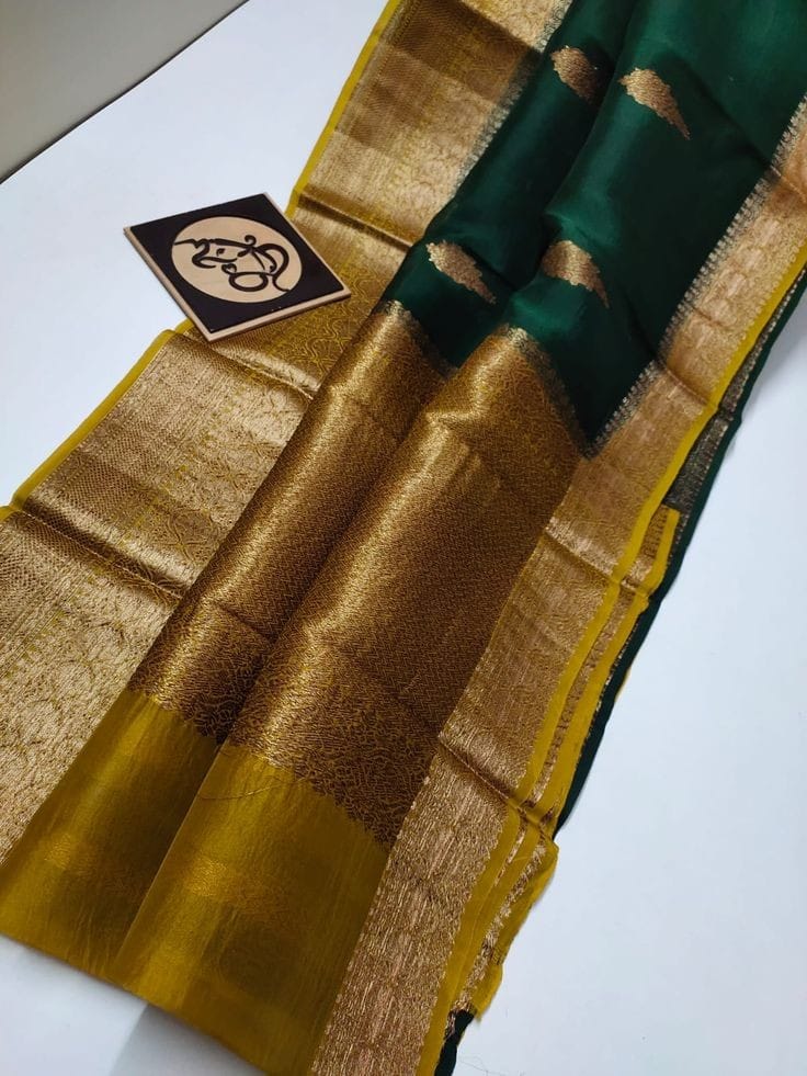 Banarasi Handloom Soft Kora Silk Saree