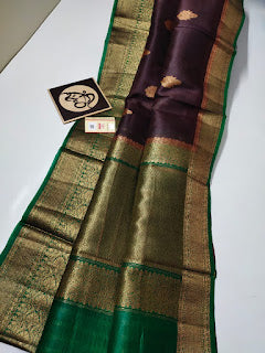 Banarasi Handloom Soft Kora Silk Saree