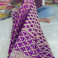 Banarasi Mirror Work Bandhej Soft Silk Saree