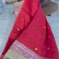 Banarasi Ghunghru and Mirror Work Tissue Silk Saree