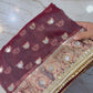 Banarasi Mirror Work Tissue Silk Saree
