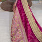 Banarasi Ghunghru and Mirror Work Tissue Silk Saree