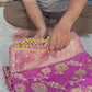 Banarasi Mirror Work Georgette Silk Saree