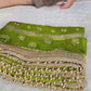 Banarasi Mirror Work Bandhej Georgette Silk Saree