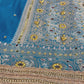 Banarasi Ghunghru and Mirror Work Tissue Silk Saree