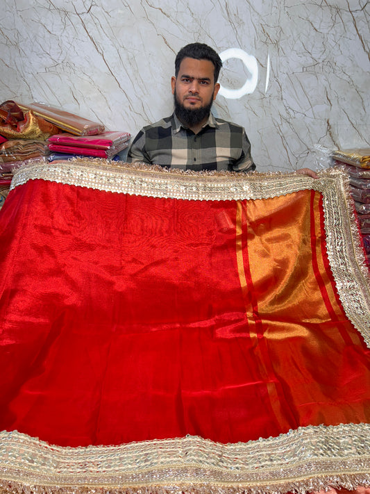 Banarasi Handloom Soft Tissue Silk Saree