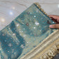 Banarasi Mirror Work Tissue Silk Saree