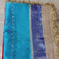 Banarasi Mirror Work Kora Silk Saree