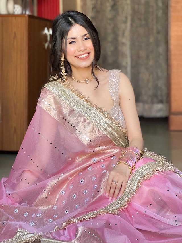 Banarasi Handloom Pearl Work Kora Silk Saree