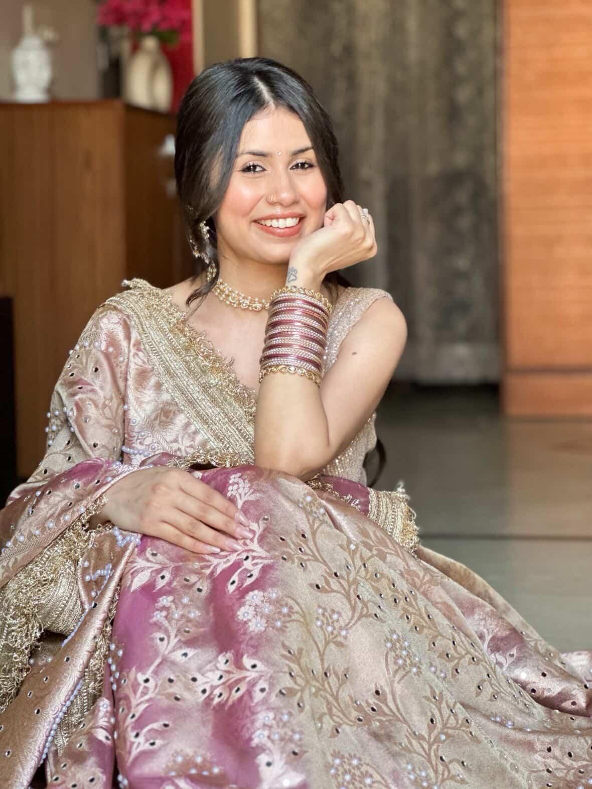 Banarasi Mirror Work Tissue Silk Saree