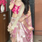 Banarasi Mirror Work Tissue Silk Saree