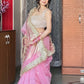 Banarasi Handloom Pearl Work Kora Silk Saree