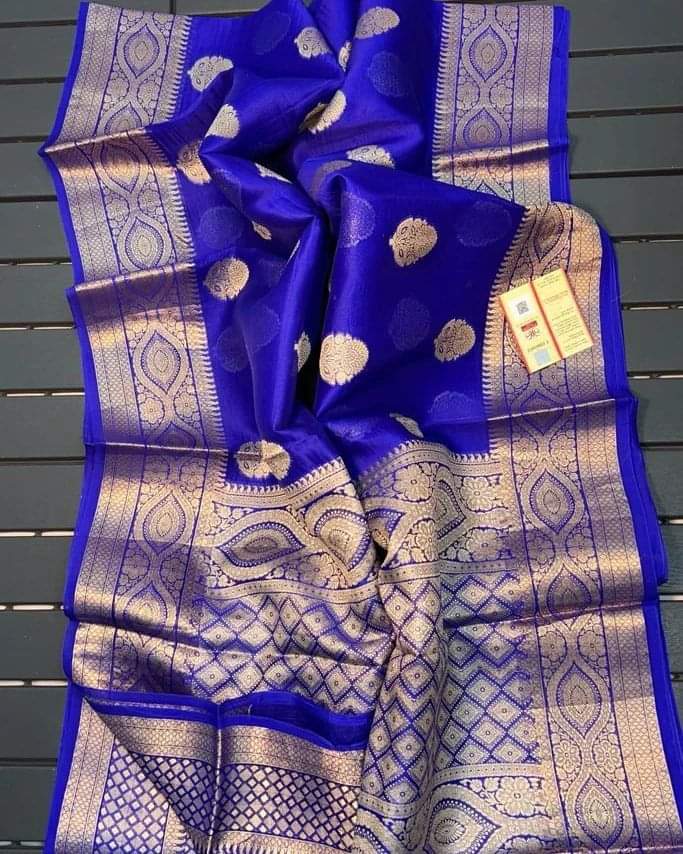 Banarasi Handloom Soft Kora Silk Saree