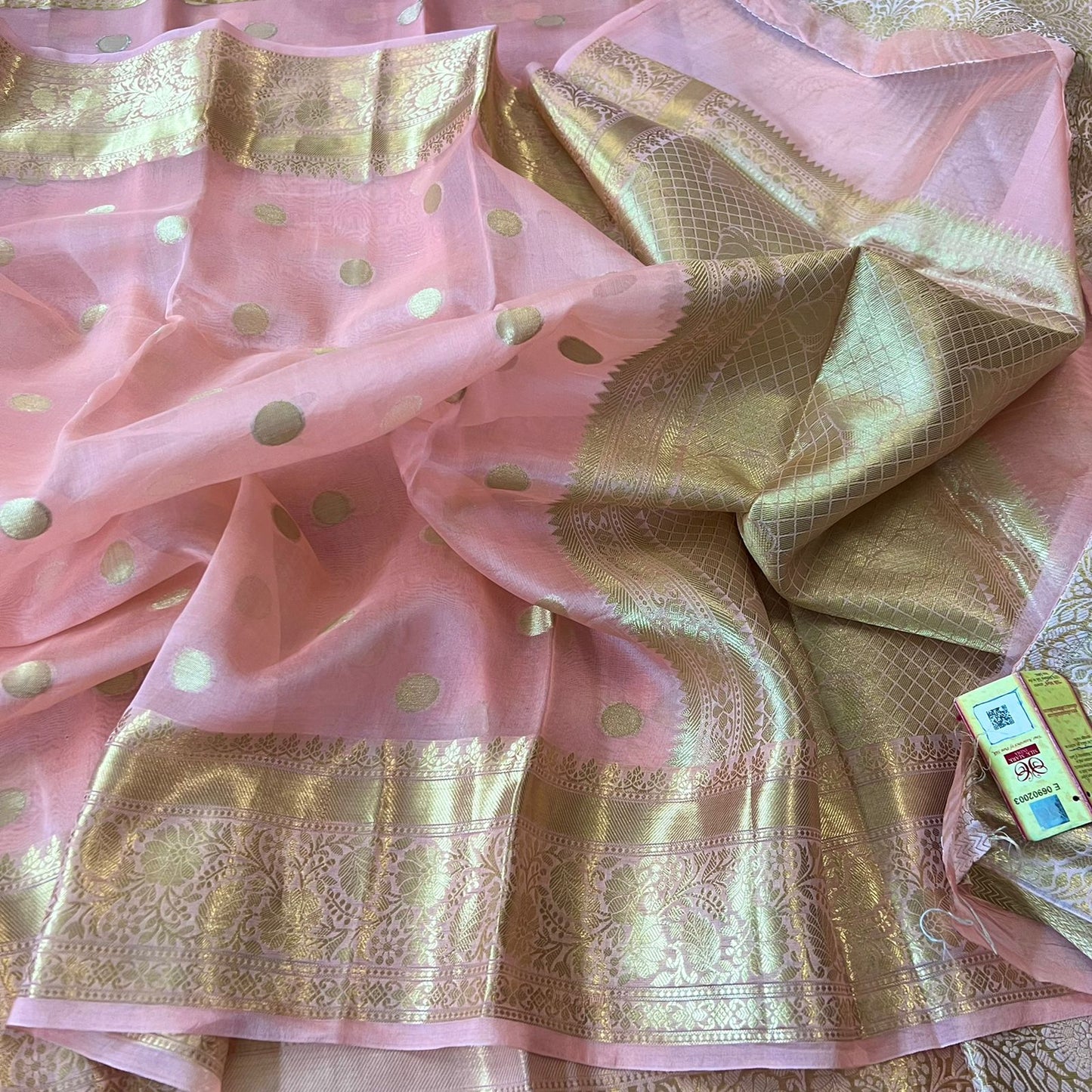 Banarasi Handloom Soft Kora Silk Saree