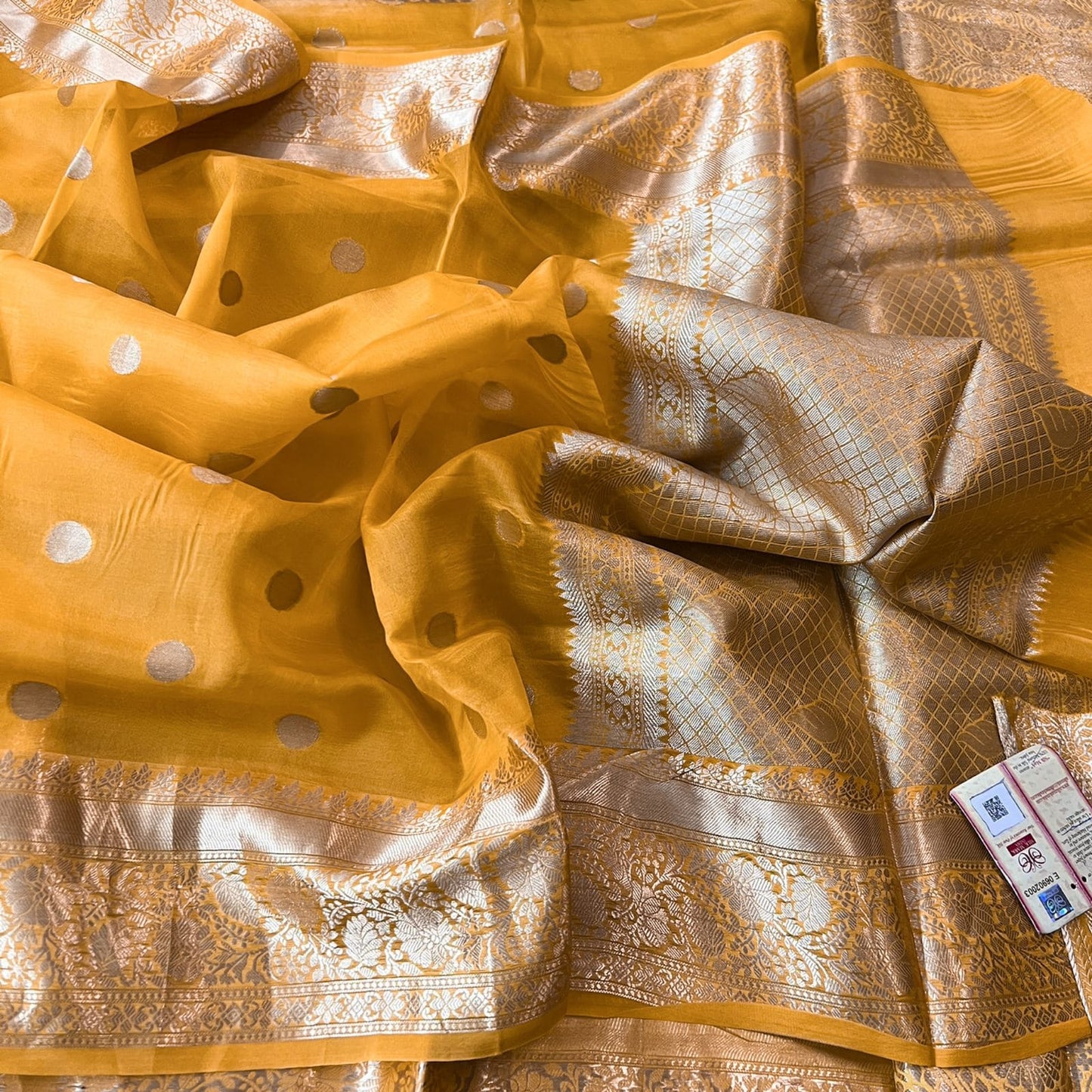 Banarasi Handloom Soft Kora Silk Saree