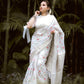 Banarasi Khaddi Georgette Soft Silk Tilfi Meenakari Weaving Saree